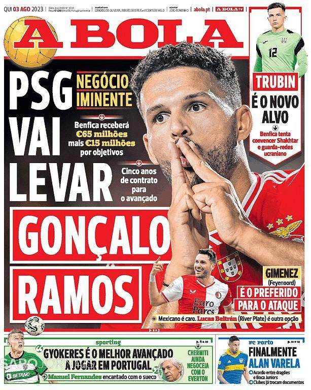 LOL Worlds 热门队伍-基本谈妥！巴黎圣日耳曼8000万欧买贡萨洛·拉莫斯！